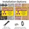 Signmission Radiation & Laser Sign, 10 in H x 14 in W, Plastic, Rectangle OS-2PACK-CR-P-1014-L-10210 - alternate 6
